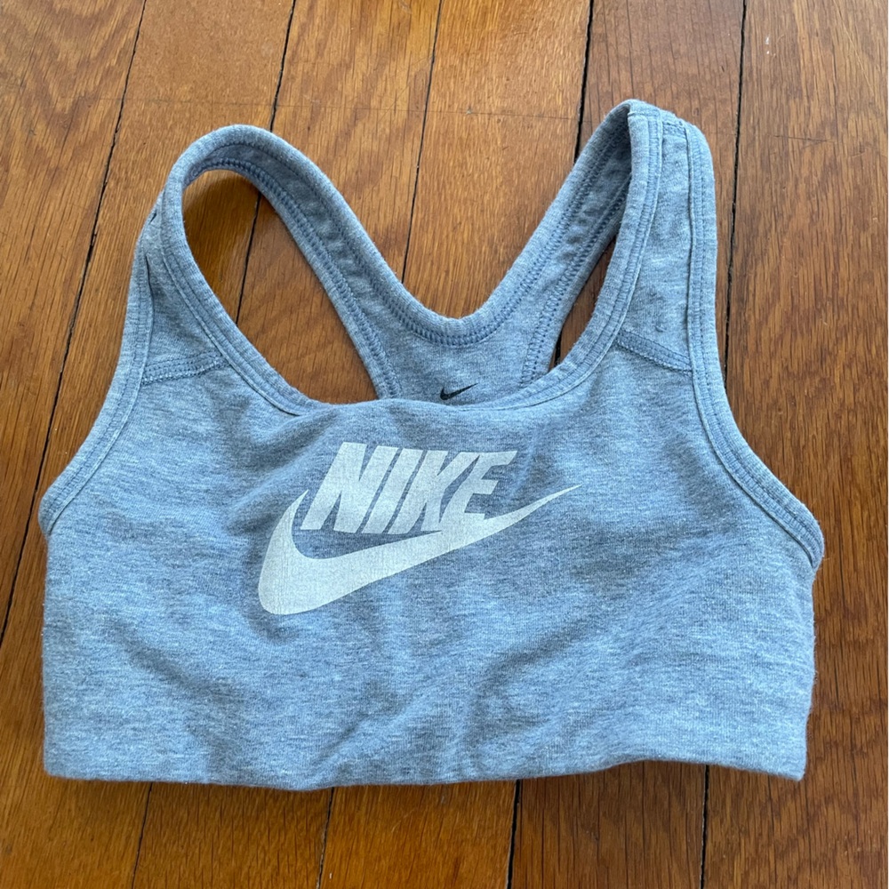 Nike Heather Gray Sports Bra
